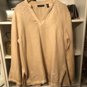 Ladies 100% linen suit